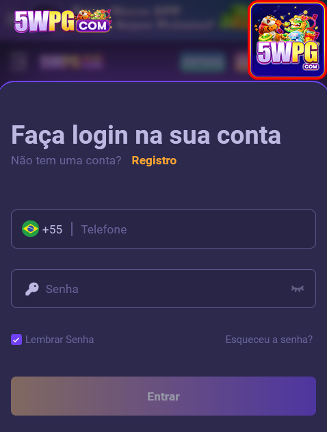 Login premium na 5wpg.com